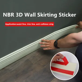 3D Pehme Materjal Tapeet Põrandaliistud Piht Dekoratiivne Kleebis tolmukindel kokkupõrke-Dekoratiivse Seina Kleebis Home Decor