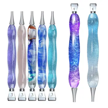 5D Vaik Diamond Maali Pen Multi-andja Eco-sõbralik Sulamist Asendamine Pliiatsi Pead Vaik Punkti Puurida Pliiatsid DIY Tikand, Käsitöö