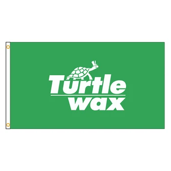 90x150cm Turtle Wax Lipu Polüester Trükitud Auto Pesemine Banner Väljas või Kodu Kaunistamiseks