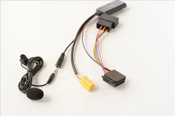 Biurlink Bluetooth-5.0 Aux Kaabel Mikrofon Adapter ISO 6Pin Koos Rakmed Traat Fiat Grande Punto Alfa Romeo