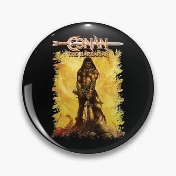 Conan The Barbarian Pehme Nuppu Pin Metallist Sõle Rinnamikrofon Pin-Decor Kingitus Riided Cartoon Müts Väljavalitu Naiste Pääsme Naljakas Mood