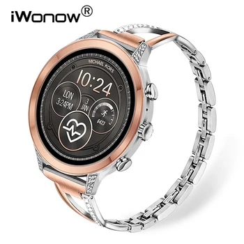 Diamond & Roostevaba Teras Watchband eest Michael kuna nõuetele Naiste Juurdepääsu Raja / Sofie / Sofie HR Smart Watch Band Randmepaela Vöö