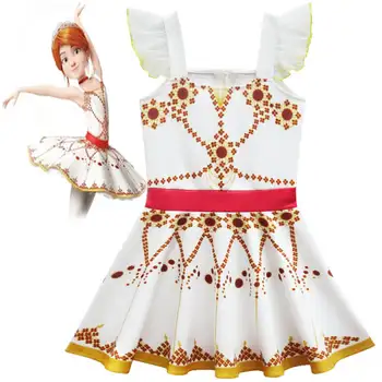 Filmi Ballerina Felicie Cosplay Kostüüm Tüdrukute Kleit Halloween Kostüüm Lapsed Varrukateta Kleit