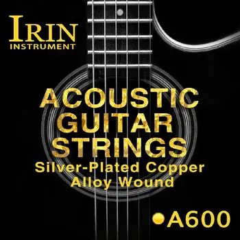 IRIN A600 6 Tk Messing Kitarr String Set eest Akustilise Folk Kitarr Klassikaline Kitarr String