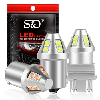 LED T20 W21/5W 7443 W21W 7440 PY21W P21W led BAY15D BA15S BAU15S Led Auto LED Pirn P21/5W suunatule 1156 3157 P27W Lamp