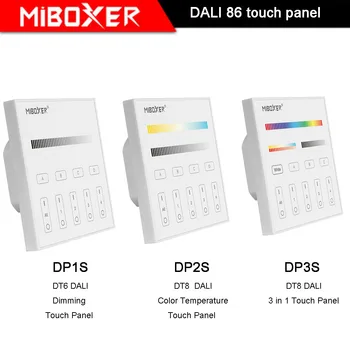 Miboxer DALI 86 touch panel smart led dimmer töötleja ühte värvi/TOLLITARIIFID/RGB/RGBW/RGB+CCT