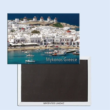 Mykonos, Küklaadide, Kreeka -, Magnet-Külmik Kinnitatud Koos Turistidele Suveniire Kodu Aksessuaarid 24859