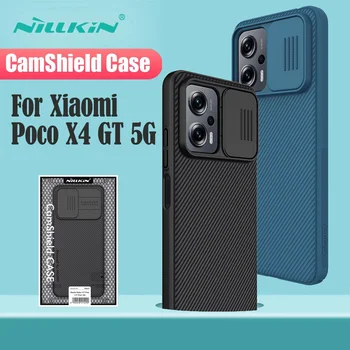 NILLKIN Jaoks Xiaomi Poco X4 GT 5G Juhul CamShield liugkate Kaamera eraelu Puutumatuse Objektiivi Kaitse Telefoni tagakaas Poco X4GT 5G