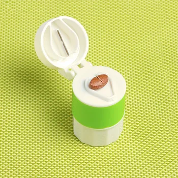 Pill box Multifunktsionaalne dispenser narkootikumide lõikur jahvatusveski kodu meditsiin kapsel jelly ladustamise kasti Meditsiin juua Narkootikumide cup