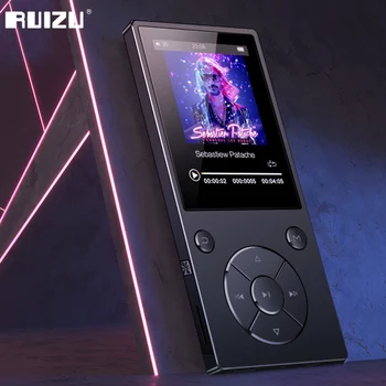 RUIZU D11 MP3 Bluetooth-8G Kadudeta Heli Kvaliteediga Muusikamängija, FM-Raadio-Video E-Raamat, Sisseehitatud HD Mini Kõlar Player