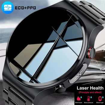 SACOSDING Smart Watch Mehed EKG+PPG Sangao Laser Tervise Südame Löögisagedus, vererõhk Fitness Kellad IP68 Veekindel Sport Smartwatch
