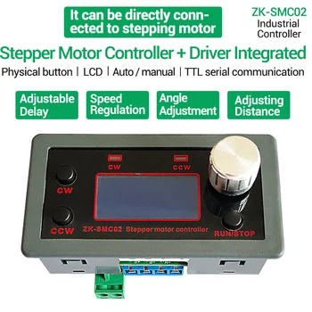 SMC01/2 Stepper Motor Driver Töötleja SM 5-30V Edasi tagasi Kiiruse Impulsi Kontrolli Juhatuse Programmeeritav PLC jadasideliidese