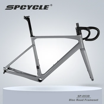 Spcycle Carbon Raam Road Bike Raami ketaspidur Täis Peidetud kaablitrasse BB86 Super Kerge T1000 Süsiniku Tee Frameset