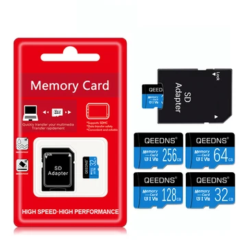 Suure Kiirusega Micro SD tf Mälukaardi 256GB 128GB 64GB Flash mälukaart 8gb class10 16gb, 32gb Flash TF Kaart Telefoni Kaamera Mängukonsool