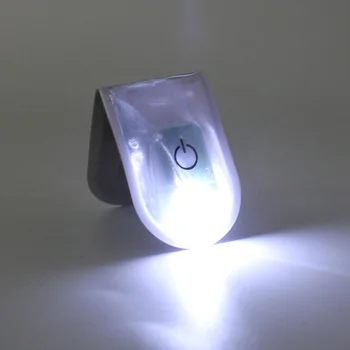 Väljas Sport LED Ohutuse Valgust Peegeldav Magnet Klipp Strobe Helkur Hoiatus Clip Öö Töötab suu Lamp