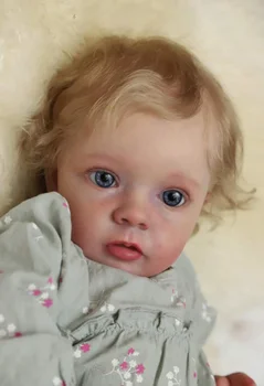 23 Tolline Missy Käsitöö Tõetruu Uuestisündinud Baby Doll Värvitud Nukk bonecas infantil meninas uuestisündinud nukk kit bebé reborn