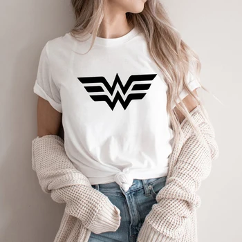 Ei tea, Naiste T-särk Naiste Warrior T-Särgid Superkangelane Tee Naiste Võimu Särgid Emade Päev Kingitus Harajuku Vabaaja Tees Tops