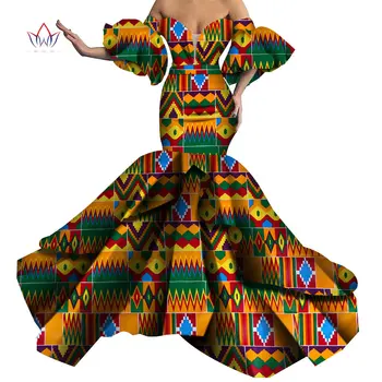 Eriline Seos Naiste Aafrika Naiste Kleit Kleit Pulm Õhtu Pool Pikk Maxi Kleidid WY5613