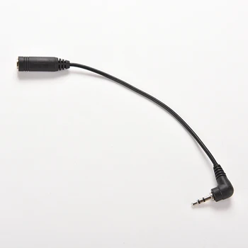 JETTING 15.5 CM, 2,5 mm Parem Nurk Isane Pistik 3,5 mm Emane Jack Stereo AUX Audio TRS DC Adapter Converter Cable