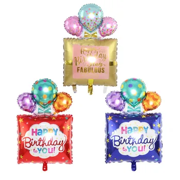 Kuld Punane Lilla Sünnipäevaks Foolium Õhupallid Täiskasvanute Sünnipäevaks Pool Decor Lapsed, Poiss, Tüdruk Ballon 1. Sünnipäeva Baloon