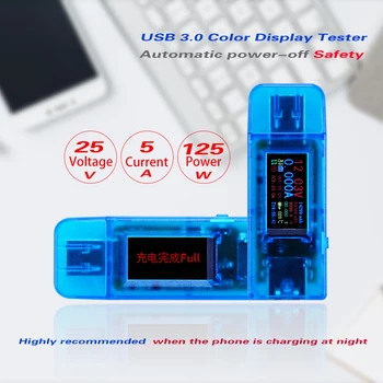 USB 3.0 Tester 24 in1 Dc Power Meter Digitaalne Voltmeeter Voltimetro Volt Meetri Power Bank Wattmeter Tester Pinge Detektor